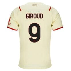 Maillot Football AC Milan Giroud 9 Extérieur 2021-2022 - Manche Courte