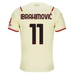 Maillot Football AC Milan Ibrahimović 11 Extérieur 2021-2022 - Manche Courte