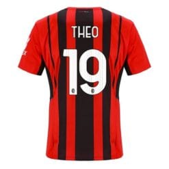 Maillot Football AC Milan Theo 19 Domicile 2021-2022 - Manche Courte