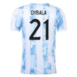 Maillots Argentine Dybala 21 Domicile 2021 - Manche Courte