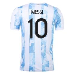 Maillots Argentine Messi 10 Domicile 2021 - Manche Courte