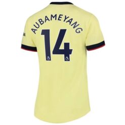 Maillot Arsenal Aubameyang 14 Extérieur Femme 2021-2022