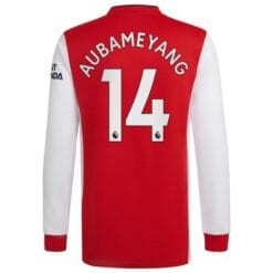 Maillot Arsenal Aubameyang 14 Domicile 2021-2022 - L/S