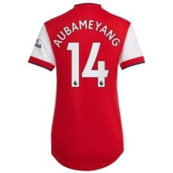 Arsenal Aubameyang 14 Domicile Femme 2021-2022 - Maillot Football