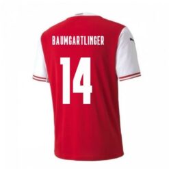 Maillots Autriche Baumgartlinger 14 Domicile 2021 - Manche Courte
