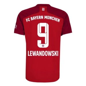 Maillot FC Bayern München Lewandowski 9 Domicile 2021-2022