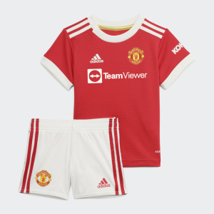 Maillot + Short Tenue Manchester United Enfant Domicile 2021/22 - Maillot Football