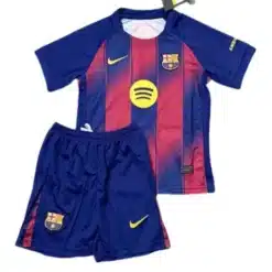 Maillot + Short Tenue FC Barcelona Enfant Domicile 2025 2026 Maillot Football