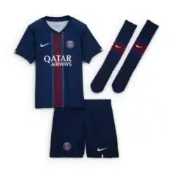 Maillot + Short Tenue Paris Saint-Germain PSG Enfant Domicile 2025/2026 – Maillot Football