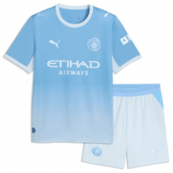 Maillot + Short Tenue Manchester City Enfant Domicile 2026/2027 – Maillot Football